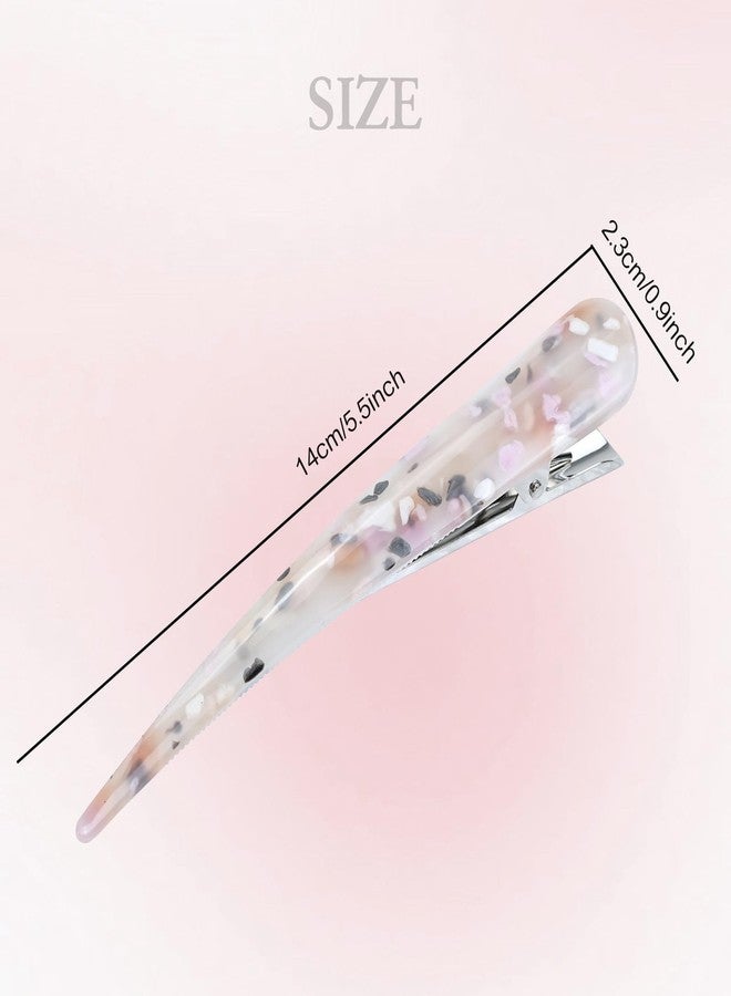 Dizila 6 Pieces Long Big Acrylic Alligator Hair Clips (6PCS S2) - Image 2